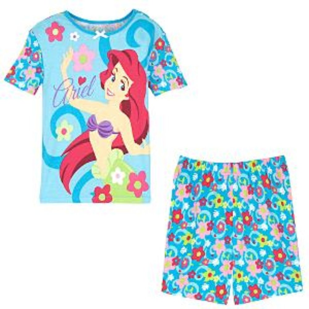 Disney Ariel Toddler Girls Short Pajama Set